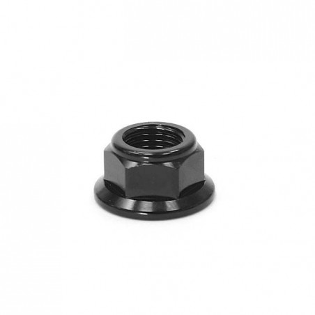 Wheel axle bolt aluminum ø12mm - Black