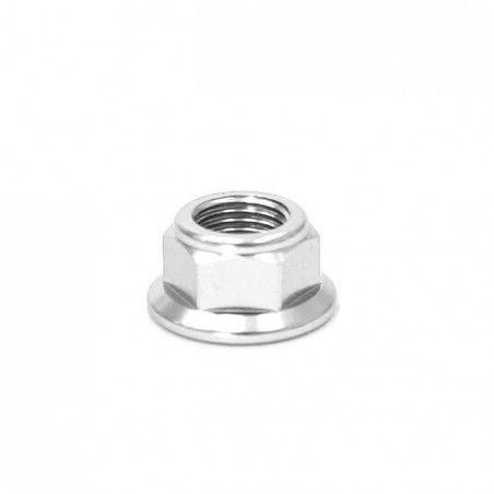 Wheel axle bolt aluminum ø12mm - Silver