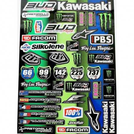 Decal sheet - BUD Racing