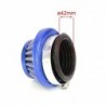 Air filter Mini Moto ø42mm - Blue
