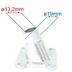Intake manifold aluminium - Mini Moto