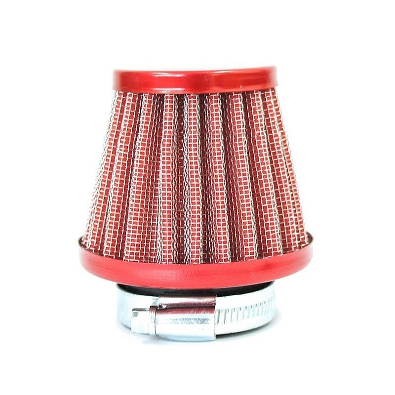 Air filter steel Red - ø38mm