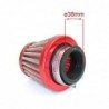 Air filter steel Red - ø38mm