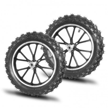 Wheels set 2.50x10 Mini Moto Cross