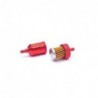 Fuel filter aluminum -Red
