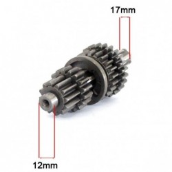 Pit bike Gear - main shaft-LIFAN - 122mm ø12mm ø17mm Dirt Bike Mini Moto Cross