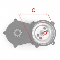 Gearbox 11 teeth - TF8