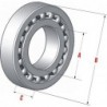 Wheel bearing NTN 6202-2RS Double density