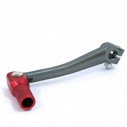 Gear Lever Aluminum - Grey / Red
