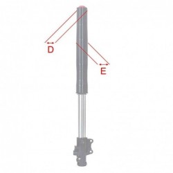 Fork Black ø45/48mm - 640mm - axle ø15mm