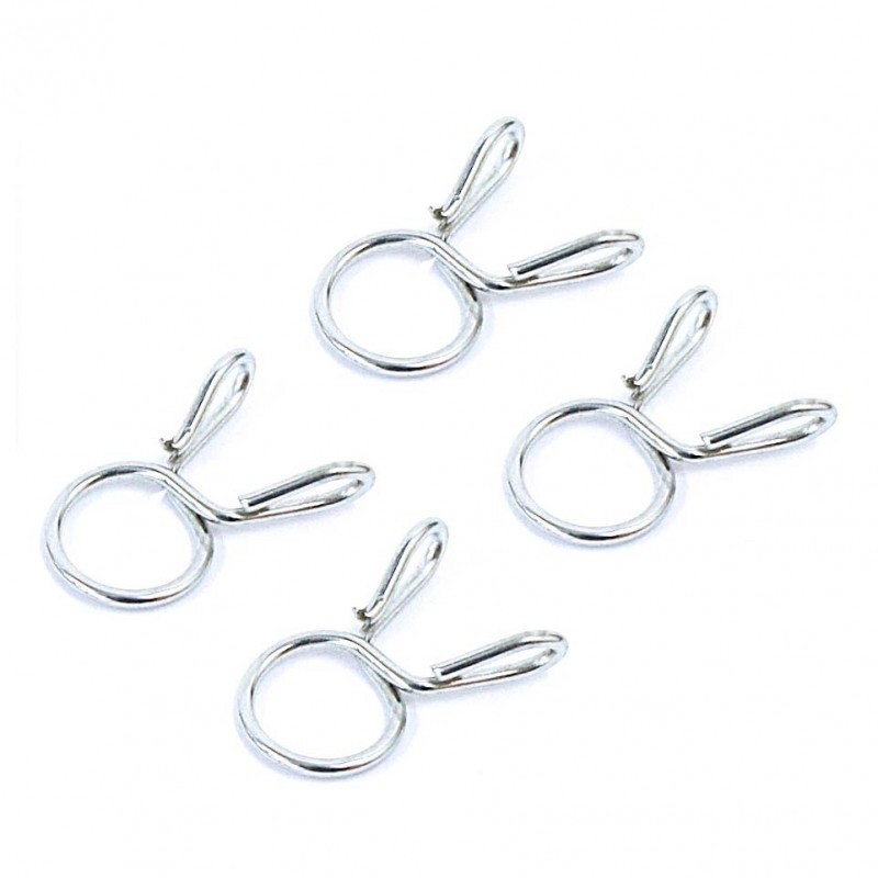 Fuel hose clamps ø7mm (4pcs)
