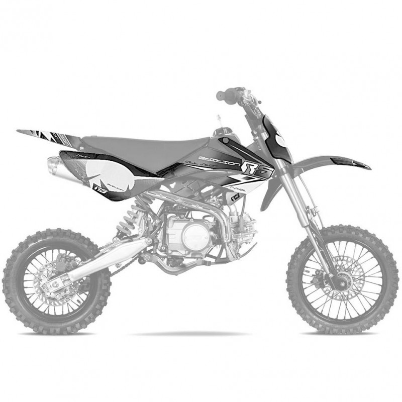 Autocolantes CRF70 Kit RS - Cinza