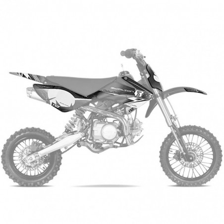 Autocolantes CRF70 Kit RS - Cinza