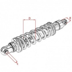 Shock absorbers Mono - 280mm