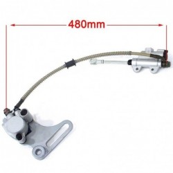 Brake system rear axle ø12mm - grey