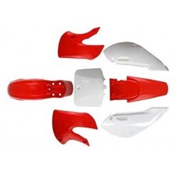 KLX110 Plastic Kit - Red /...