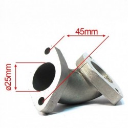 Intake manifold - ø28mm - coudée 45° XY-08
