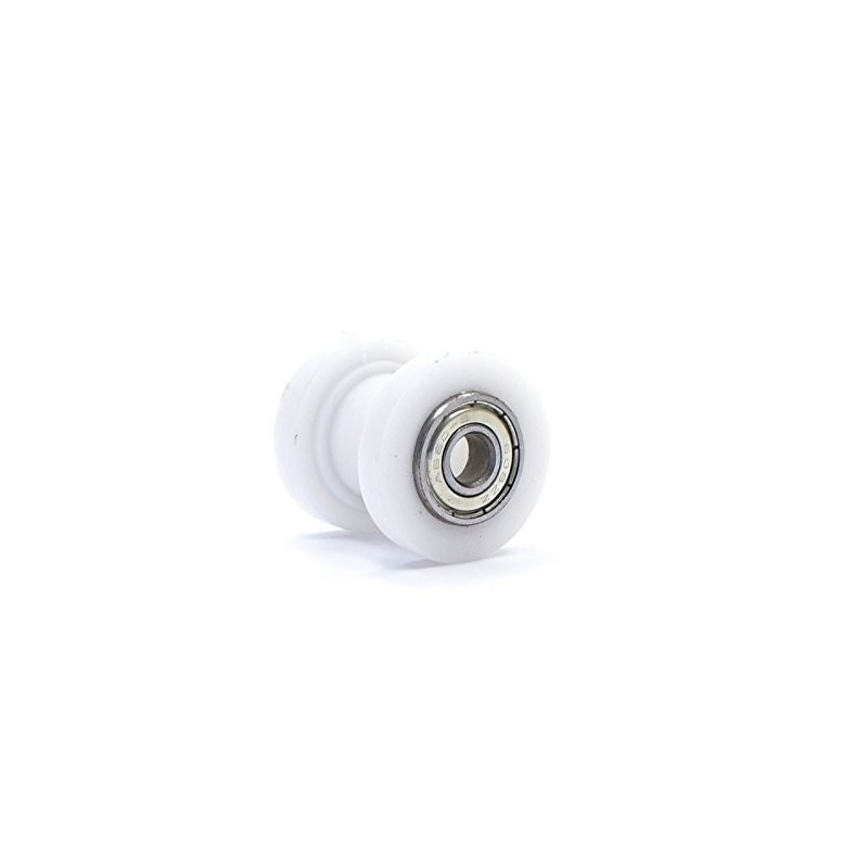 Rolete Tensor Corrente Teflon - ø8mm - Branco