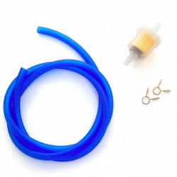 Fuel hose + filter - Blue