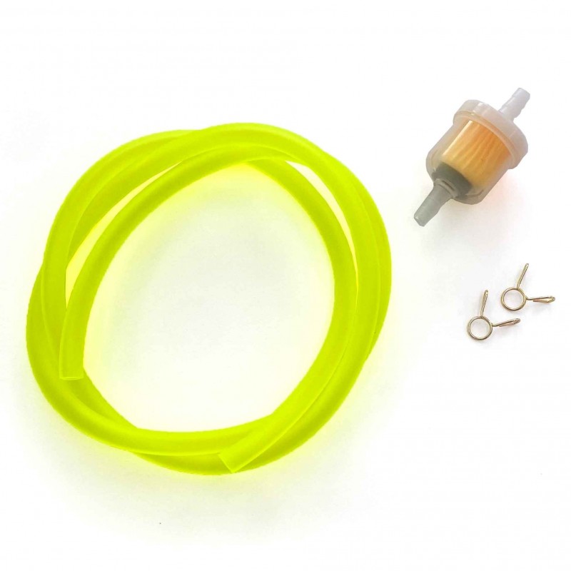 Fuel hose + filter - Yellow