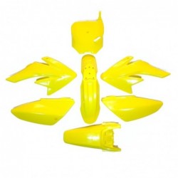 Plásticos CRF70  Kit - Amarelo