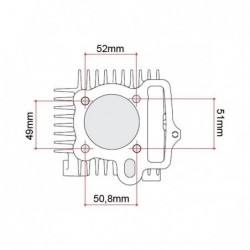 Pit bike Cylinder-LIFAN 125cc Dirt Bike Mini Moto Cross