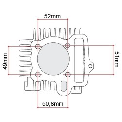Pit bike Cylinder LIFAN 150cc Dirt Bike Mini Moto Cross