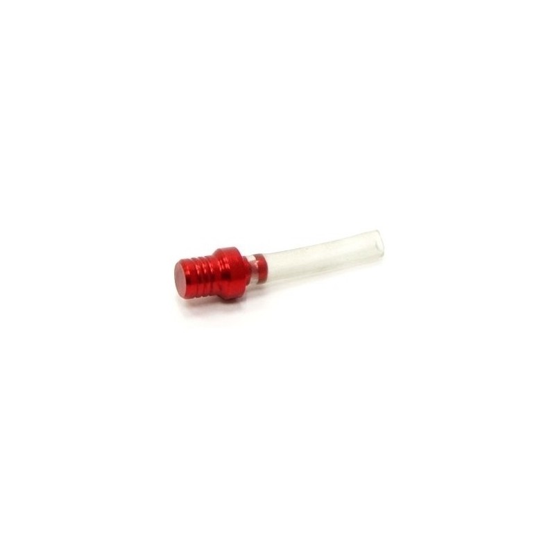 Anodized Valve Hose Tank Cap - Red