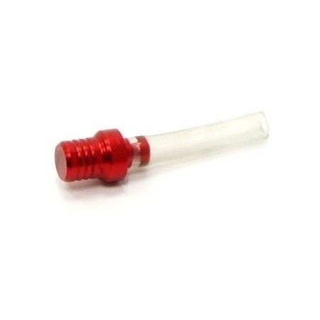 Anodized Valve Hose Tank Cap - Red