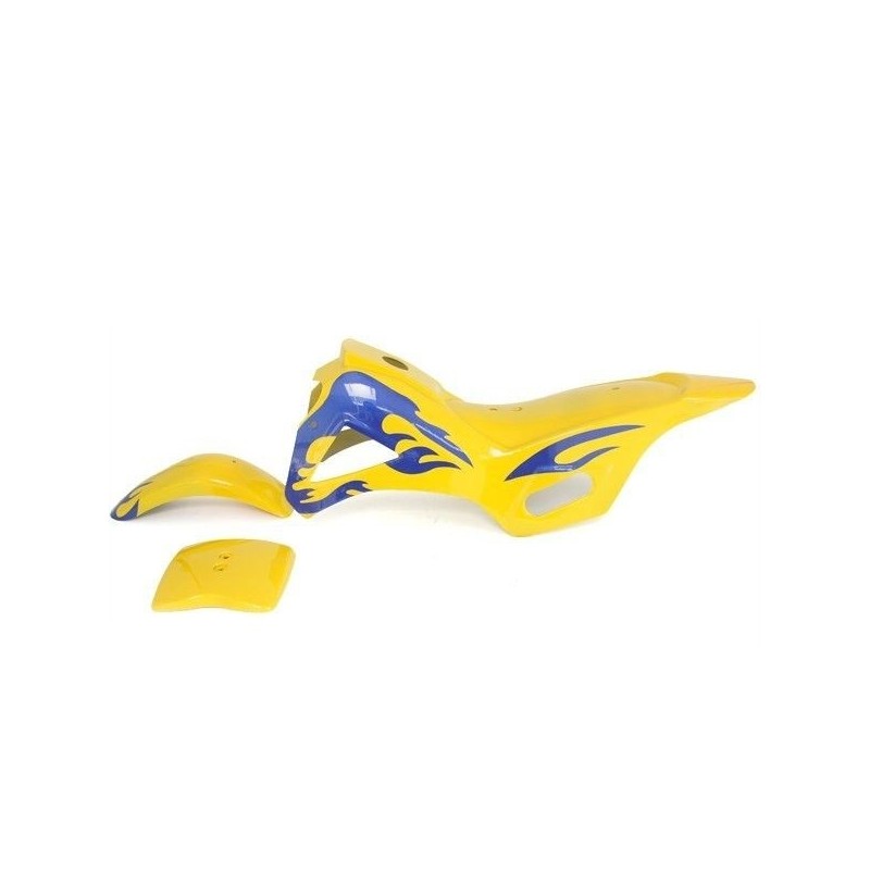 Mini Cross plastic Kit - Yellow / Blue