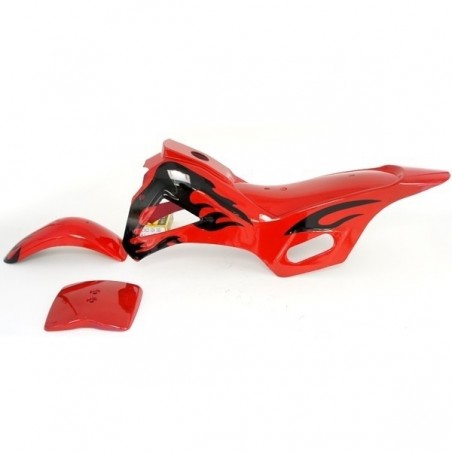 Mini Cross plastic Kit -  Red / Black